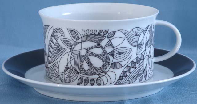 Teetasse 2 teilig Rosenthal Berlin Zehlendorf 4041